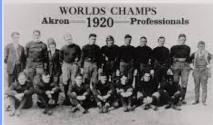 The championship trophy disappeared but the Akron Pros will always be the NFL's first champions